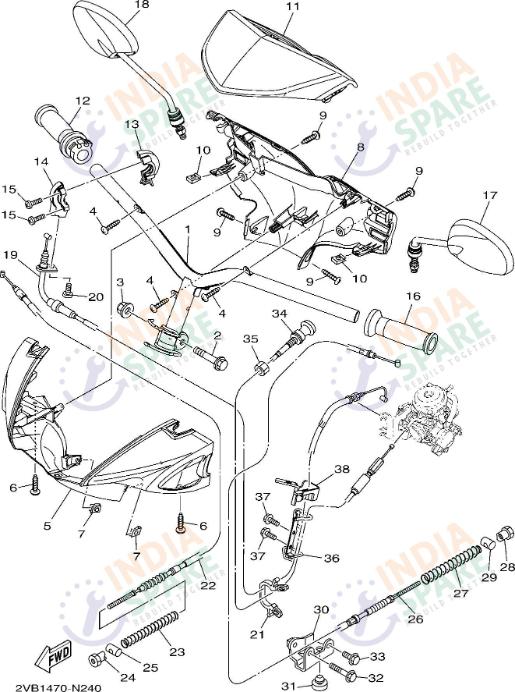 STEERING HANDLE & CABLE